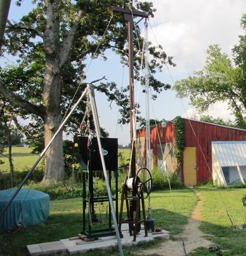 skills and a local machine shop, you can make a windlass and pump 