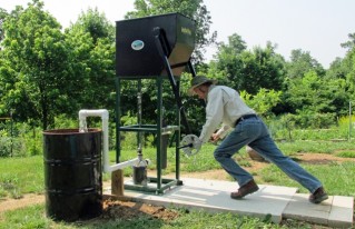 Water hand pump invention