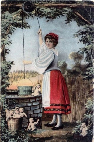 woman at a well