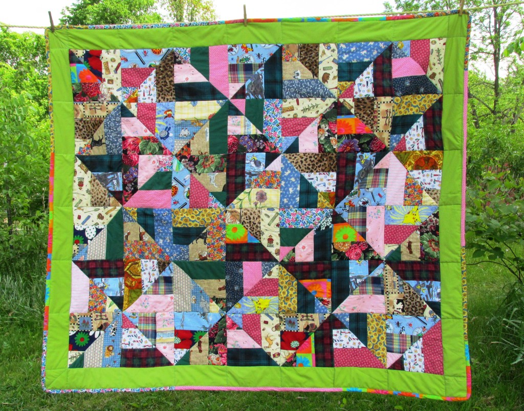 scrap quilt for rebecca