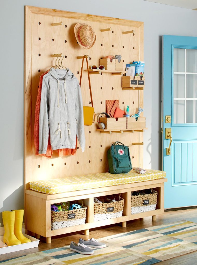 A Pegboard for a Creative Display