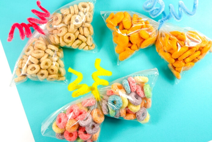 Butterfly-Shaped Snack Pouches