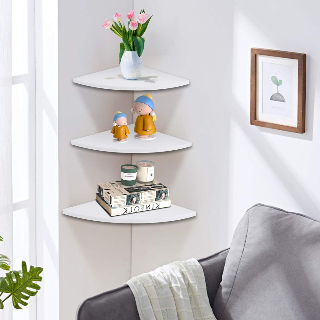 Corner DIY Shelves