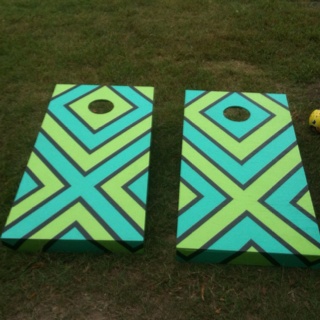 Diamond Shaped Cornhole Boards