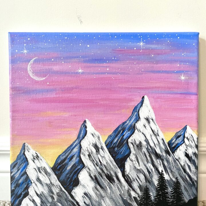 Easy Paintings of Mountains