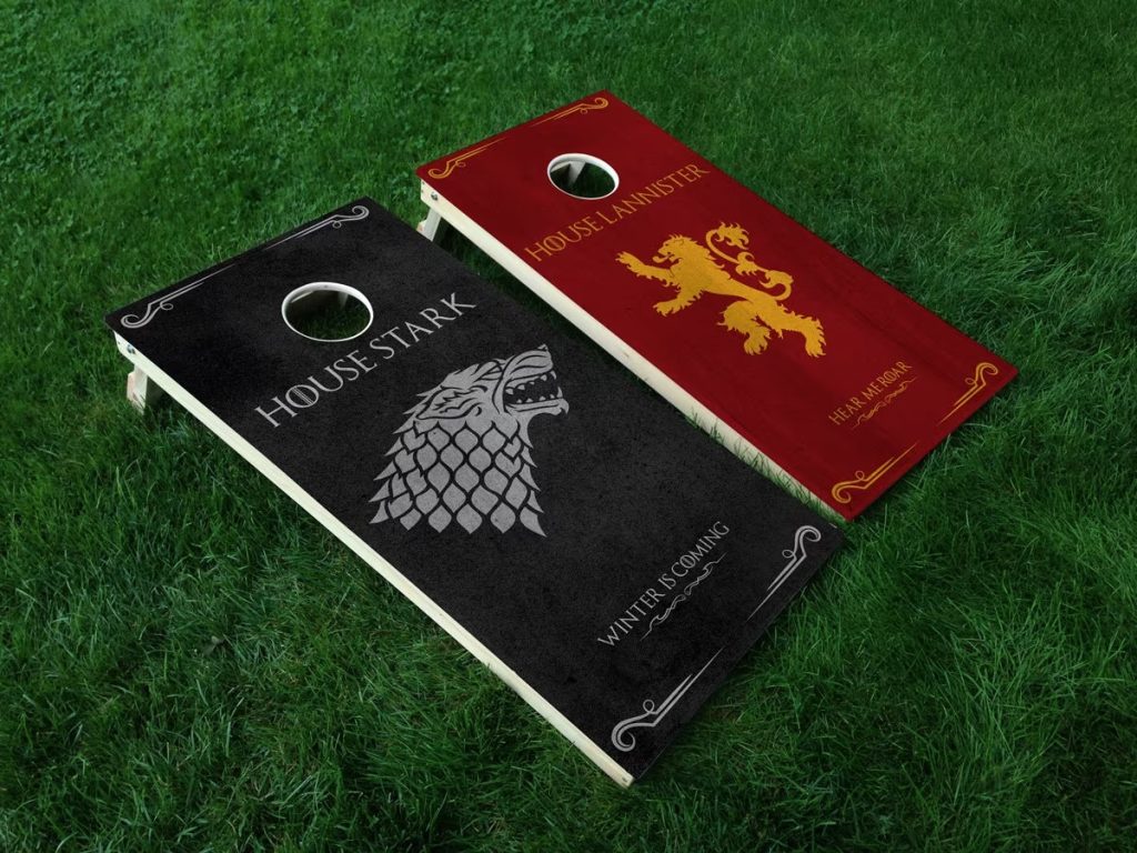 Game of Thrones Style Cornhole Boards