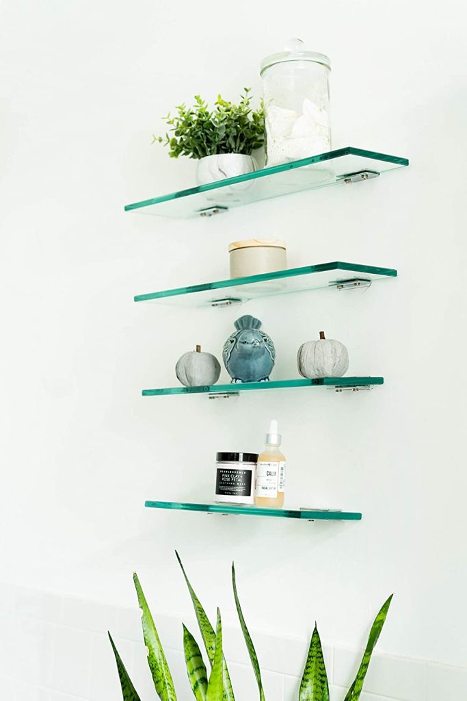Glass DIY Shelves
