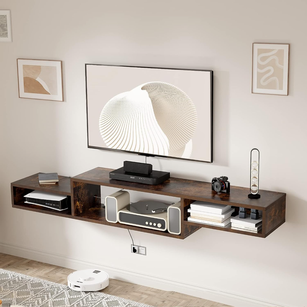 Media Console Shelves