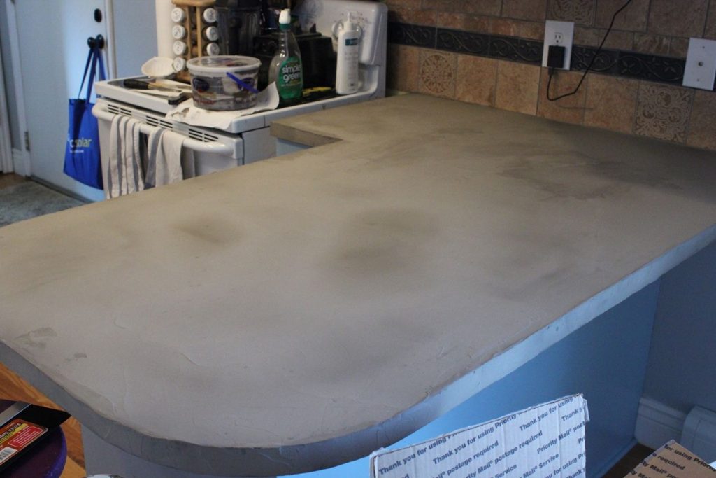 Pour in Concrete Countertops