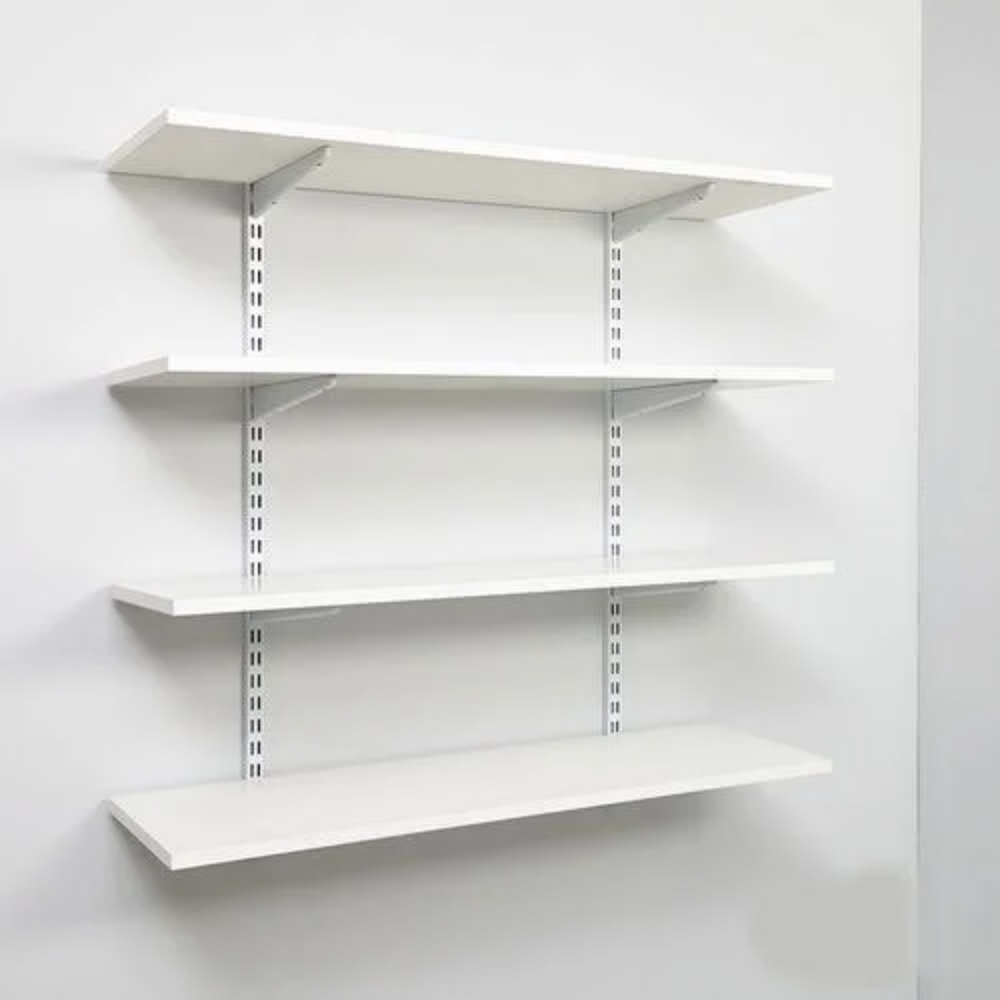 Simple Wall-Mounted Shelves