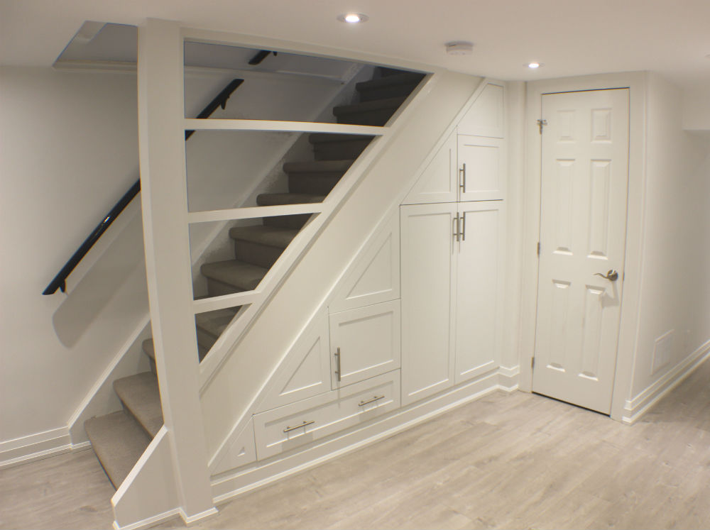 Stairwell with Cupboards