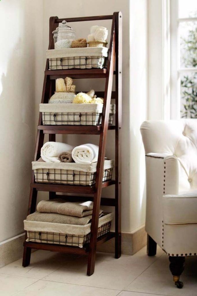 Vintage Ladder Shelf