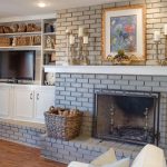 DIY Brick Fireplace Makeover Ideas