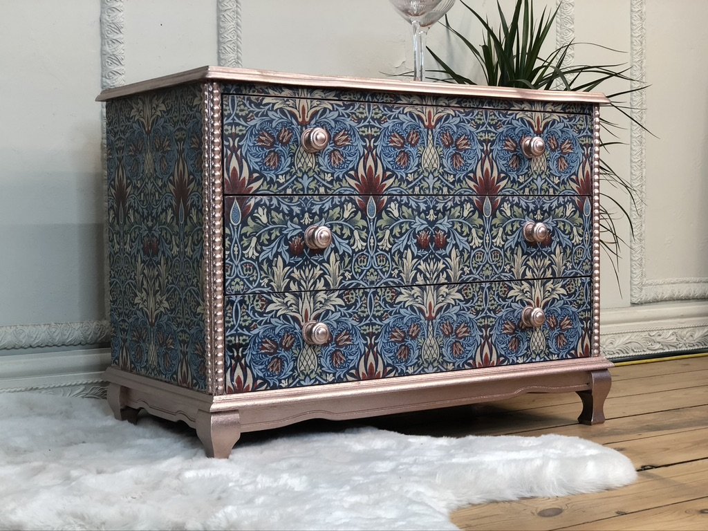 How to Decoupage on Wood Furniture