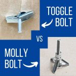 Molly bolts and toggle bolts